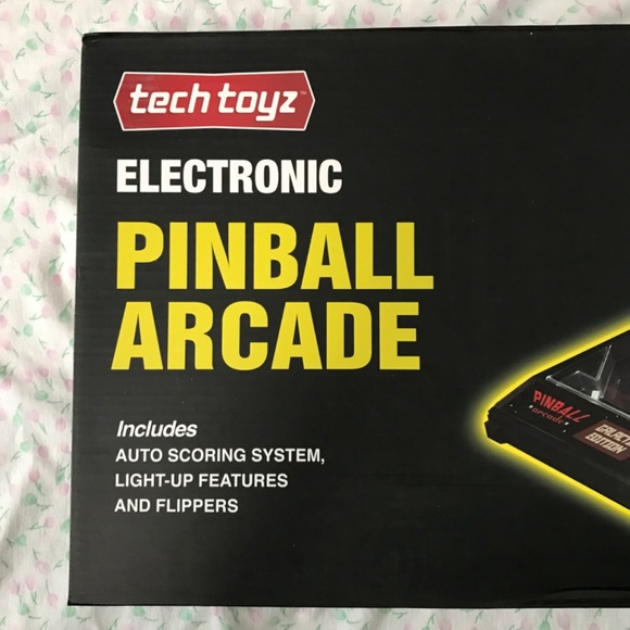 NEW Tech Toyz Electronic Tabletop Pinball Arcade Machine Galactic Edition Space - Picture 2 of 16